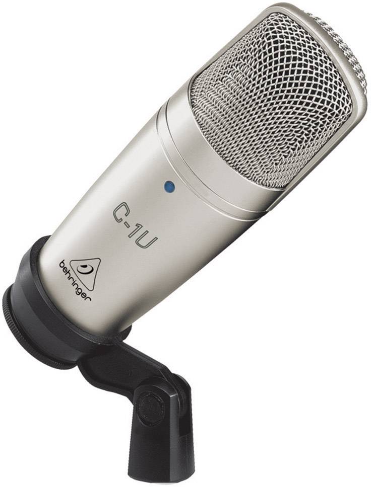 Behringer C-1U USB-Studiomikrofon Übertragungsart (Details):Kabelgebunden inkl. Klammer, inkl. Kabel USB Kabelgebunden