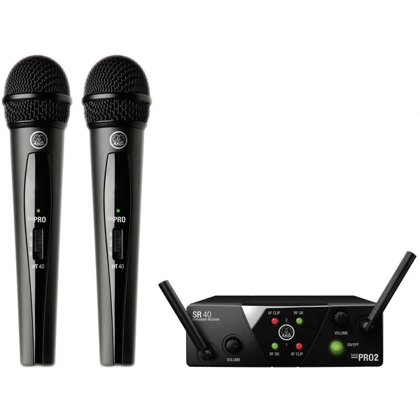 AKG WMS40MiniDual Funkmikrofon-Set AKG WMS40MiniDual Funkmikrofon-Set