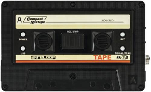 Reloop Tape Audio-Recorder Schwarz, Weiß