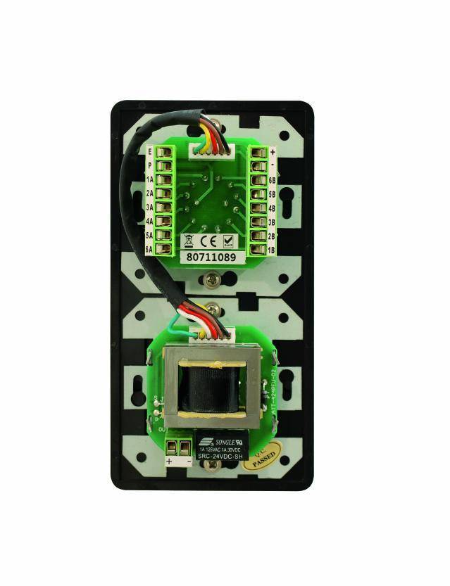 Omnitronic Einbau ELA-Lautstärkeregler und -Programmwähler Schwarz