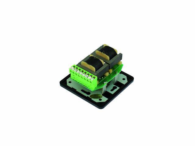 Omnitronic 80711158 Aufbau ELA-Lautstärkeregler stereo Schwarz