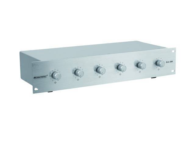 Omnitronic Rack ELA-Lautstärkeregler Silber, Aluminium