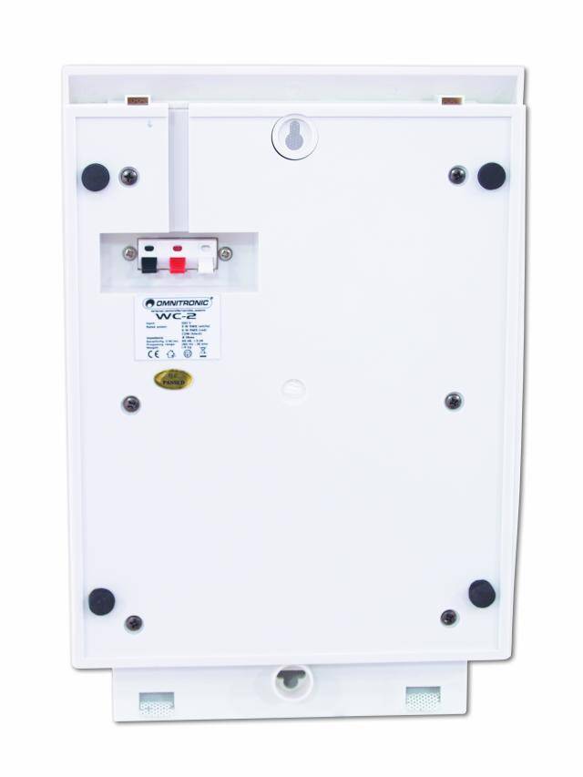 Omnitronic WC-2 ELA-Wandlautsprecher 3 W Weiß 1 St.