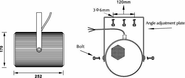 Omnitronic ELA-Deckenlautsprecher PS-30 40W 100V Weiß 1St., A020