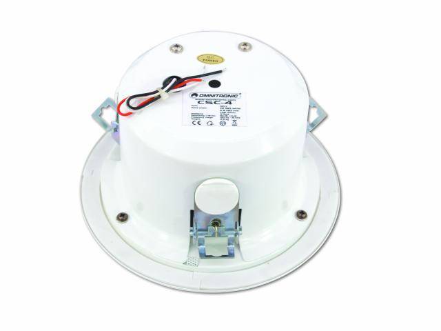 Omnitronic CSC-4 Einbaulautsprecher 6W 100V Weiß 1St.