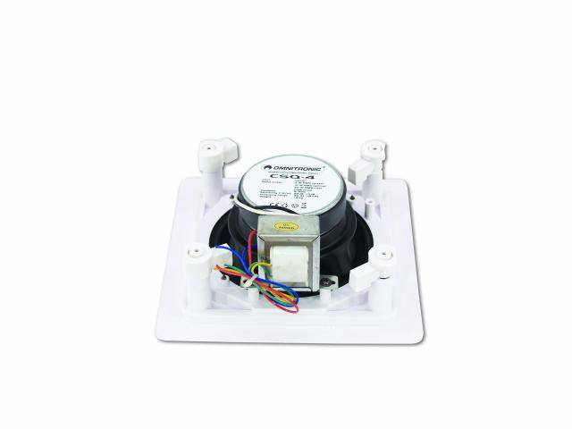 Omnitronic CSQ-4 Einbaulautsprecher 20W 100V Weiß 1St.
