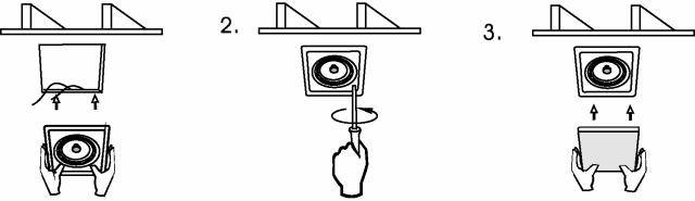 Omnitronic CSQ-6 Einbaulautsprecher 40W 100V Weiß 1St.