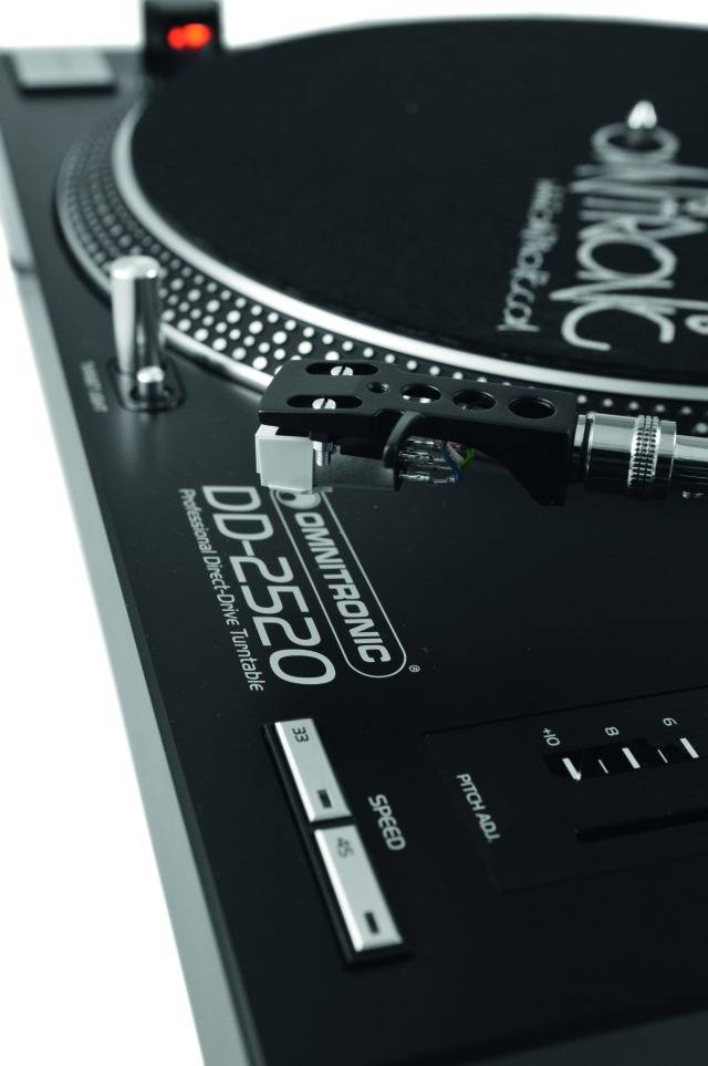 Omnitronic DD-2520 DJ Plattenspieler Direktantrieb