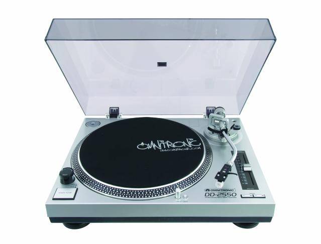 Omnitronic DD-2550 DJ Plattenspieler Direktantrieb