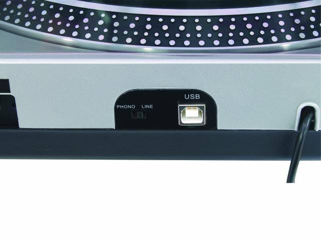 Omnitronic DD-2550 DJ Plattenspieler Direktantrieb