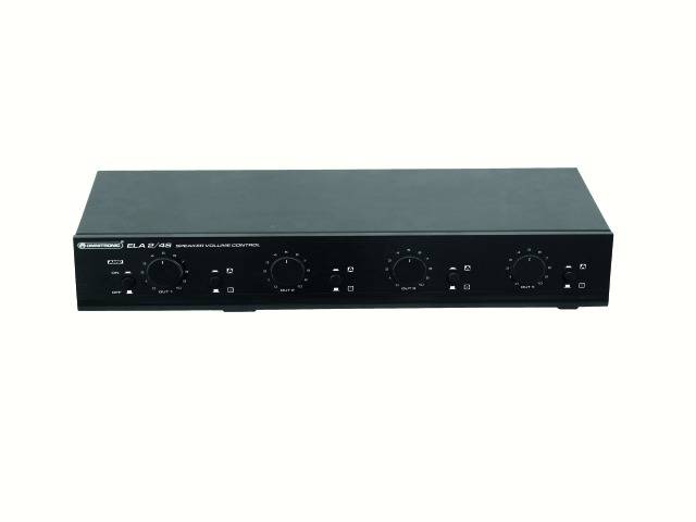 Omnitronic ELA 2/4S ELA-Lautstärkeregler Schwarz