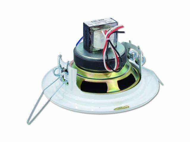 Omnitronic CS-4W Einbaulautsprecher 6 W 100 V Weiß 1 St.