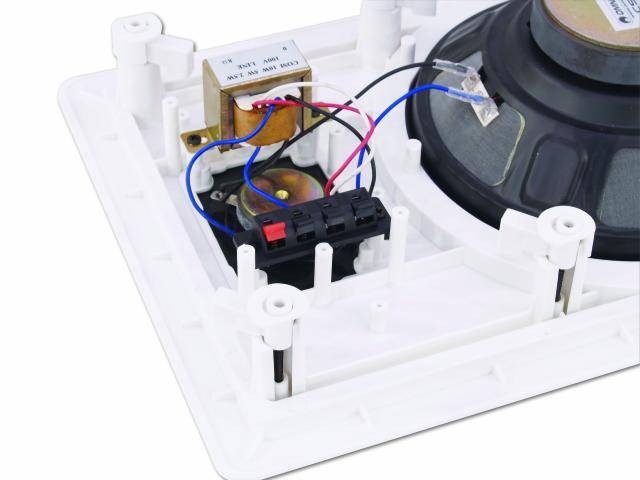 Omnitronic CSS-6 Einbaulautsprecher 5 W 100 V Weiß 1 St.