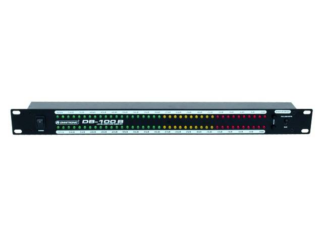 Omnitronic DB-100B 1-Kanal 19 Zoll Lautstärke-Anzeige