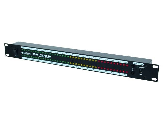 Omnitronic DB-100B 1-Kanal 19 Zoll Lautstärke-Anzeige