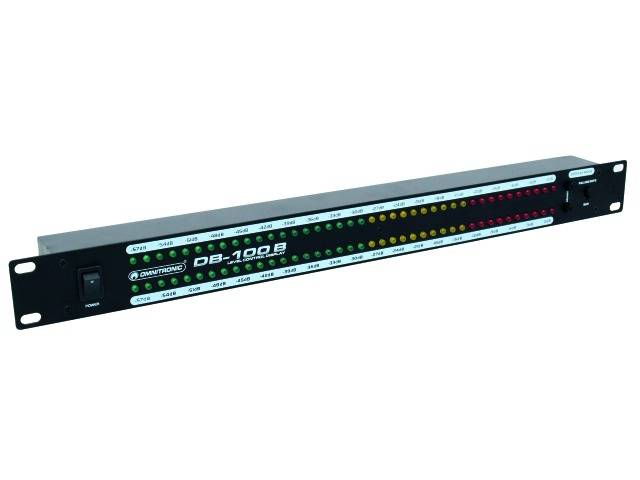 Omnitronic DB-100B 1-Kanal 19 Zoll Lautstärke-Anzeige