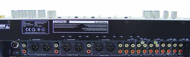 Omnitronic EM-650 19 Zoll Mischpult Anzahl Kanäle:5