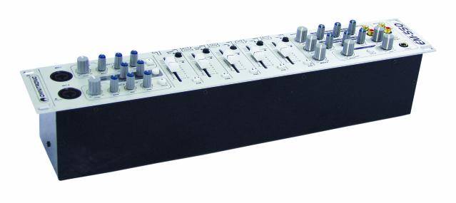 Omnitronic EM-550 DJ Mixer 19 Zoll Einbau
