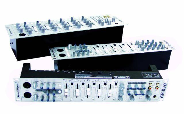 Omnitronic EM-550 DJ Mixer 19 Zoll Einbau