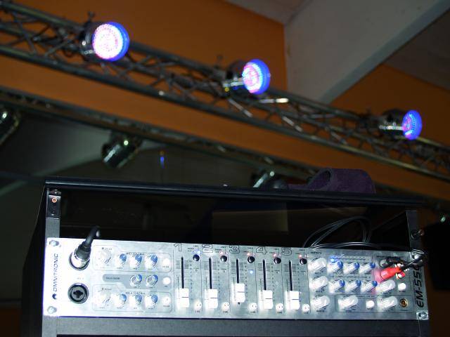 Omnitronic EM-550 DJ Mixer 19 Zoll Einbau