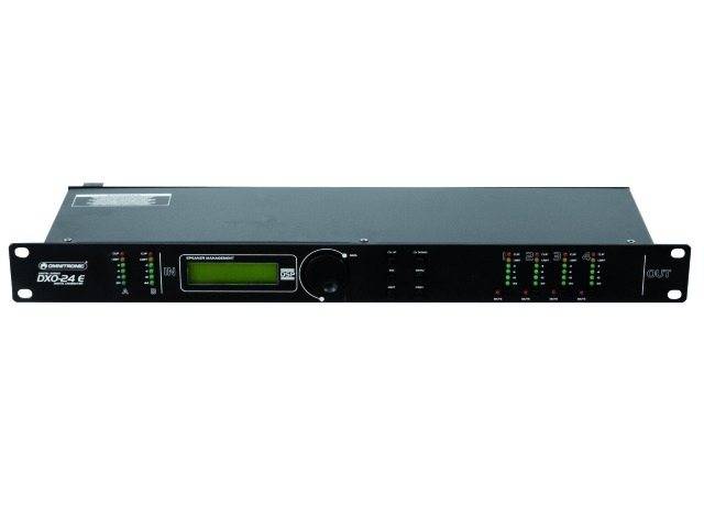 Omnitronic DXO-24E 4-Kanal 19 Zoll Frequenzweiche mit Display