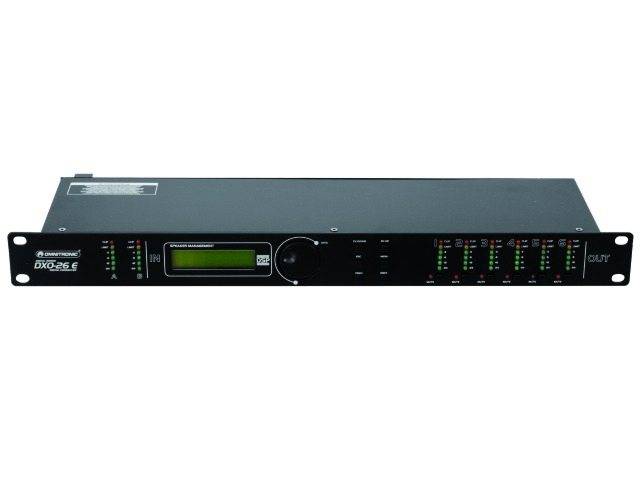 Omnitronic DXO-26E 6-Kanal 19 Zoll Frequenzweiche mit Display