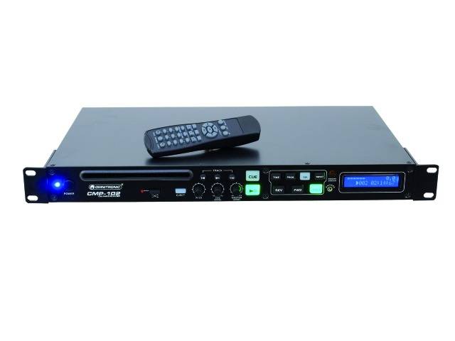 Omnitronic CMP-102 DJ Einzel CD Player 19 Zoll
