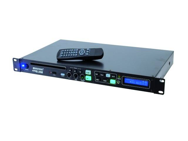 Omnitronic CMP-102 DJ Einzel CD Player 19 Zoll