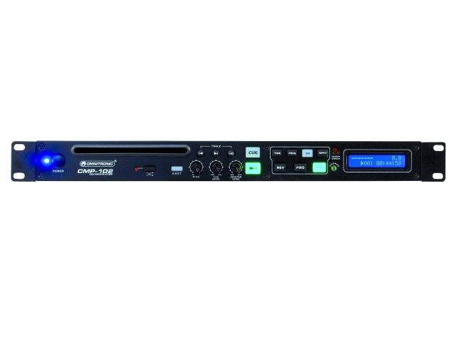 Omnitronic CMP-102 DJ Einzel CD Player 19 Zoll