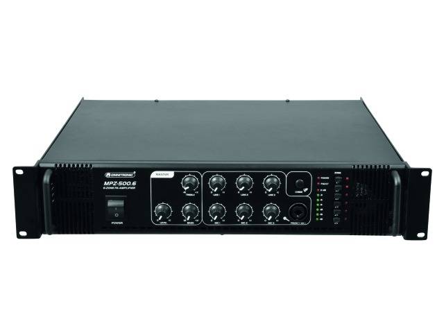 Omnitronic MPZ-500.6 ELA-Verstärker 500W 6-Zonen