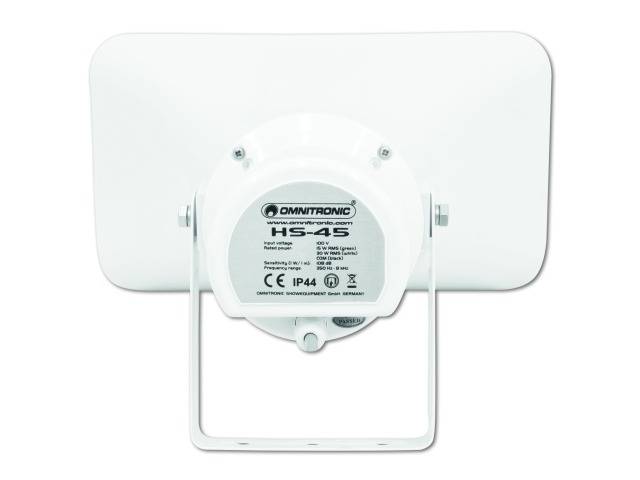 Omnitronic HS-45 ELA-Druckkammerlautsprecher 30W Weiß 1St.