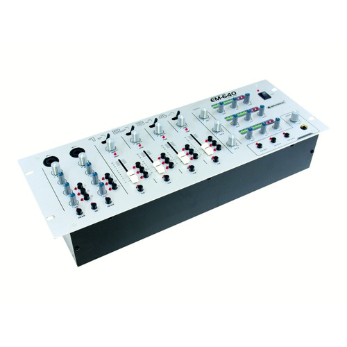 Omnitronic EM-640 DJ Mixer 19 Zoll Einbau
