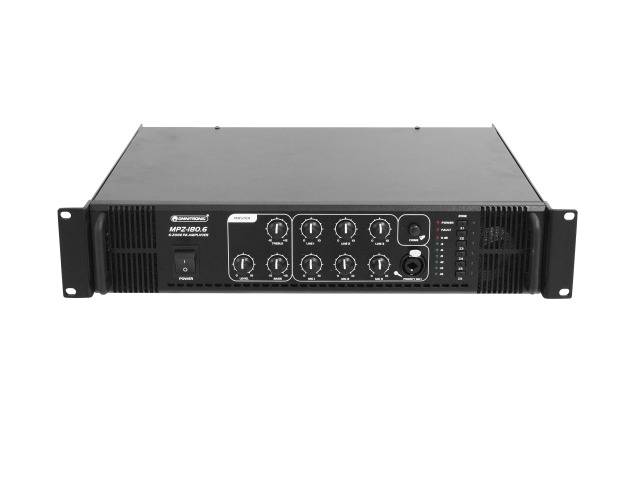 Omnitronic MPZ-180.6 ELA-Verstärker 180W 6-Zonen