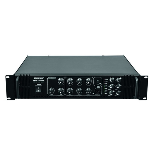 Omnitronic MPVZ-250.6 ELA-Verstärker 250W 6-Zonen