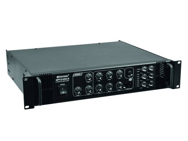Omnitronic MPVZ-250.6 ELA-Verstärker 250W 6-Zonen