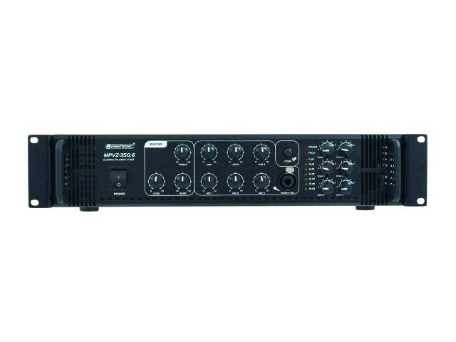 Omnitronic MPVZ-350.6 ELA-Verstärker 350 W 6-Zonen
