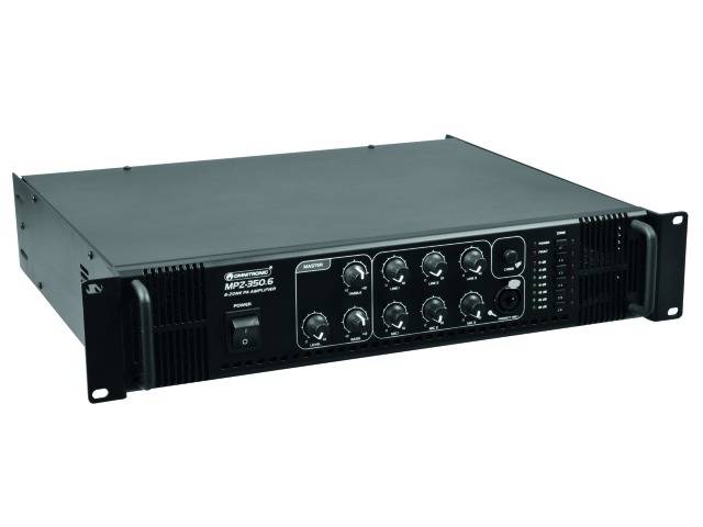 Omnitronic MPZ-350.6 ELA-Verstärker 350W 6-Zonen