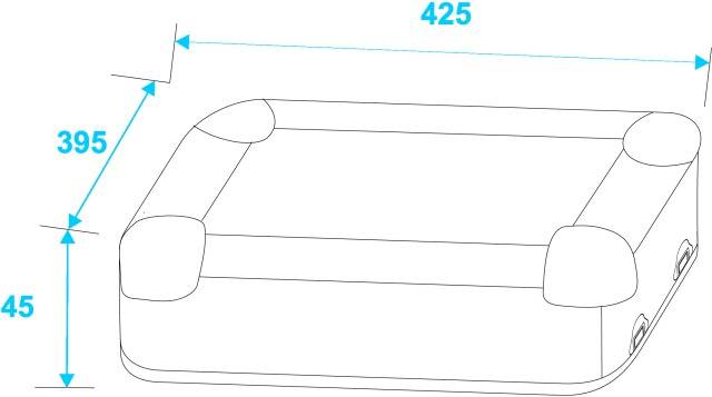 Roadinger CD-Case ALU Case (L x B x H) 190 x 430 x 430mm