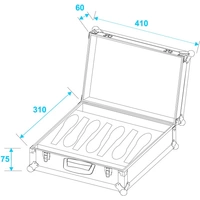 Roadinger 30109900 Mikrofoncase (L x B x H) 140 x 420 x 330mm Roadinger 30109900 Mikrofoncase (L x B x H) 140 x 420 x 330mm