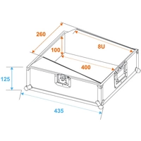 Roadinger MCR-10 Case (L x B x H) 440 x 330 x 220mm Roadinger MCR-10 Case (L x B x H) 440 x 330 x 220mm