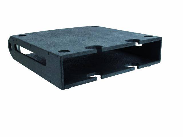 Roadinger 30128960 19 Zoll Rackeinsatz 2 HE Holz