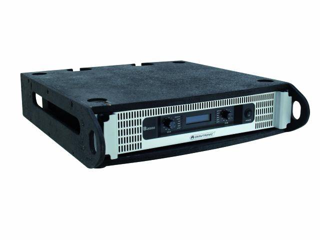 Roadinger 30128960 19 Zoll Rackeinsatz 2 HE Holz