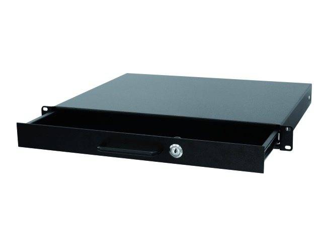 Omnitronic 30100951 19 Zoll Rackschublade 1 HE Stahl