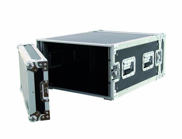 Roadinger PR-2ST 19 Zoll Rack 6 HE Holz inkl. Griff