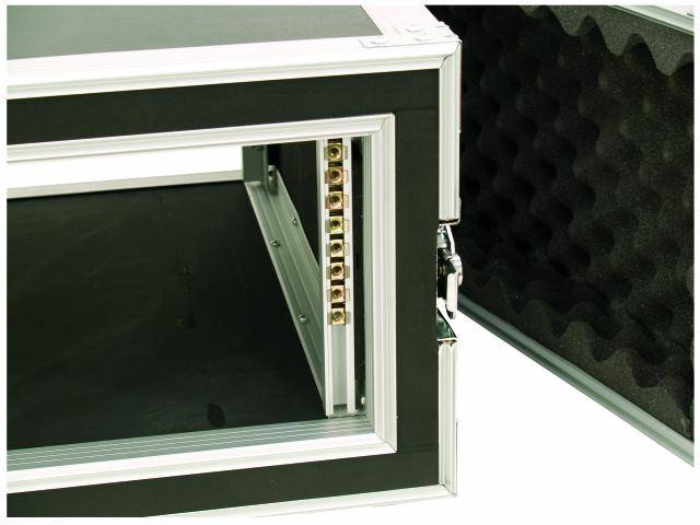 Shock-Proof 19 Zoll Rack 4 HE Holz inkl. Griff