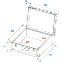 Roadinger Case Case (L x B x H) 445 x 525 x 195mm Roadinger Case Case (L x B x H) 445 x 525 x 195mm
