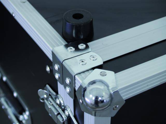 Roadinger CO DD 19 Zoll Rack 10 HE Holz inkl. Griff