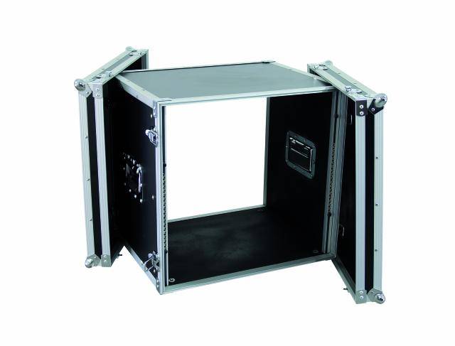 Roadinger CO DD 19 Zoll Rack 10 HE Holz inkl. Griff