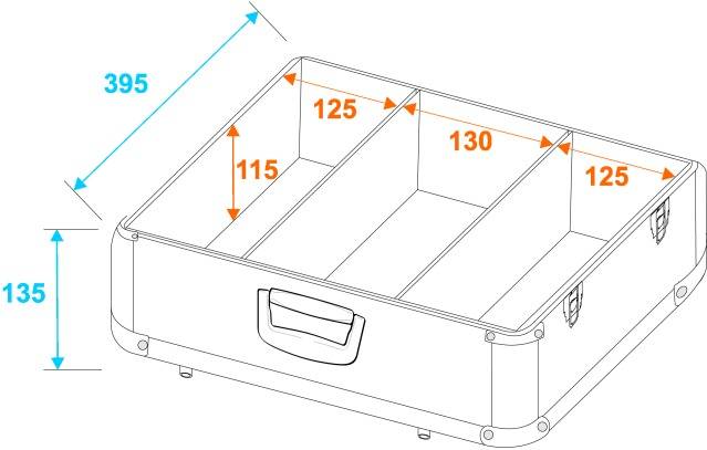 Roadinger CD-Case CD-Case (L x B x H) 190 x 430 x 430mm