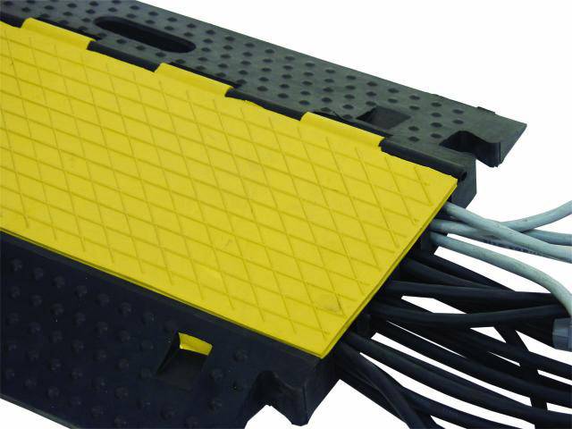 Eurolite 4 Kanäle 800mm x 550mm Kabelbrücke Schwarz, Gelb